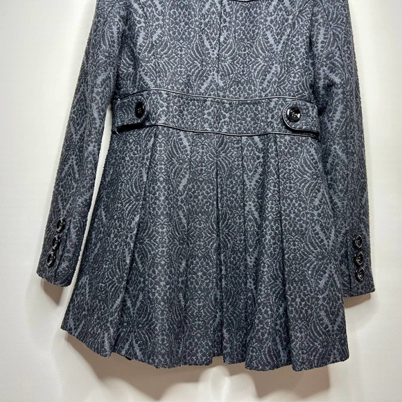 Steve Madden Gray Wool Blend Coat Size  M - Picture 8 of 12